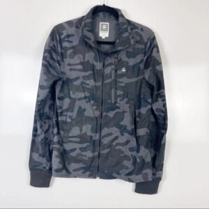 G-Star Raw Camouflage Recroft Overshirt Jacket Grey Men's Size small